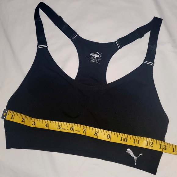 Puma Sports Bra - Black - Medium - Picture 2 of 4